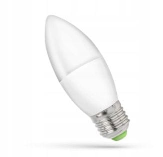 Spectrum LED žarnica svečka E27 6W toplo bela WOJ13061
