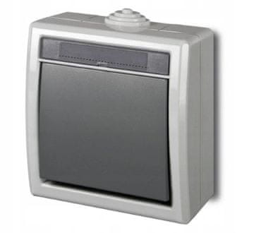 Elektro-Plast Enojni sivi konektor IP55 1201-10 AQUANT