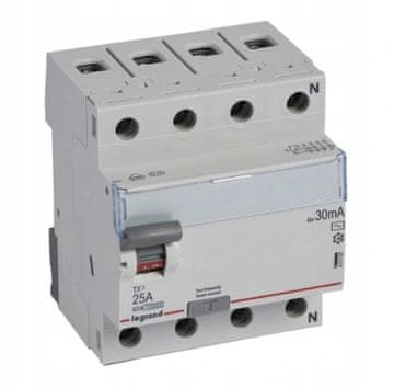LEGRAND diferencialno stikalo 4P 25A 411707