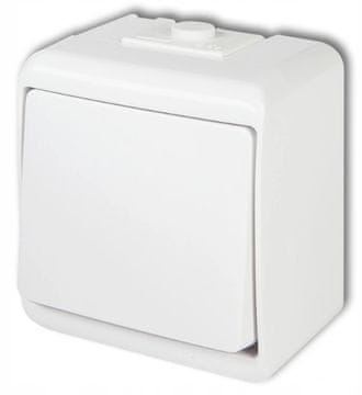 Enojno nadometno stikalo IP44 WHE-1