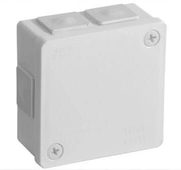 ViPlast Hermetična nadometna doza 86x86x40mm bela