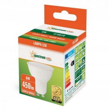 LED žarnica GU10 6W topla WOJ13265 Spectrum