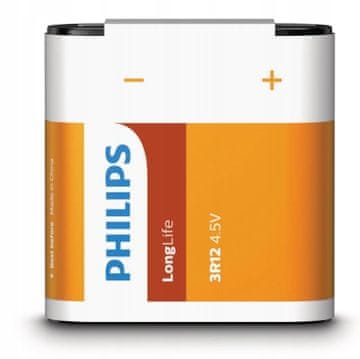 Philips 4,5 V ploščata baterija LongLife