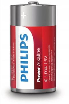 Philips 2 alkalni bateriji Power tipa C