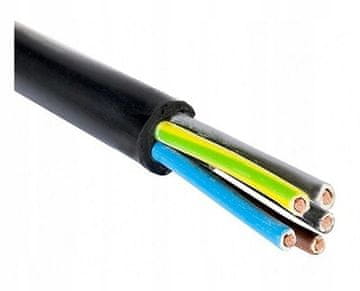 Banktech Okrogli ozemljitveni kabel, žica YKY, 5x10, 1 m