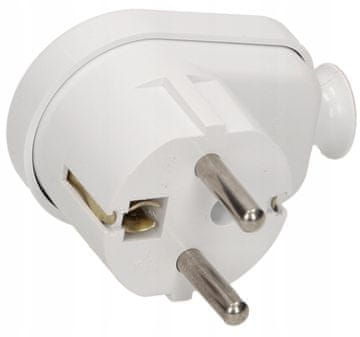 Plast Rol Plastrol WT-16U 16A 250V kotni vtič bel