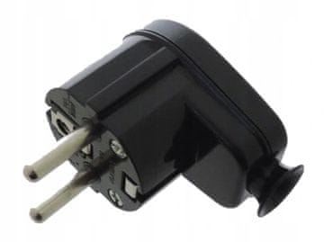Plast Rol Plastrol WT-16U 16A 250V kotni vtič črne barve