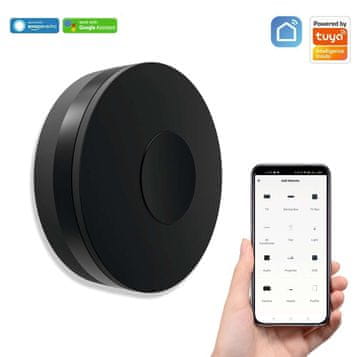 Univerzalni WiFi IR daljinski upravljalnik TUYA SmartLife Black NEO