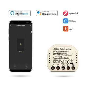 TUYA BREZNAPETNASTNI ZigBee relejni krmilnik