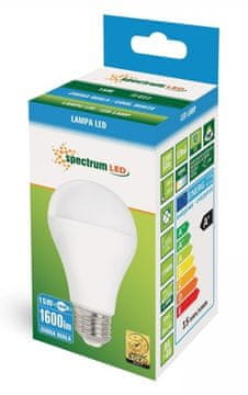 LED žarnica E27 15W=101W hladna WOJ14263 Spectrum