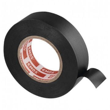 Emos PVC izolacijski trak 19 mm x 20 m črne barve