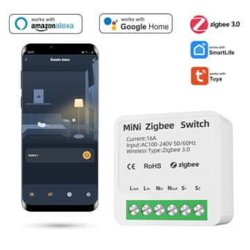 TUYA Zigbee stenski krmilnik razsvetljave