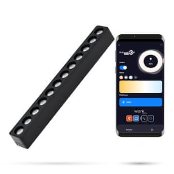 Tuya Grille 12W S12 Zigbee linearni reflektor za SLIM TRACK in FiberFLEX tirnice 48VDC 3000-6000K zatemnljiv