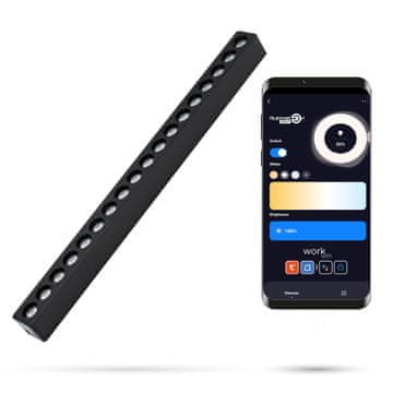 Linearni reflektor Tuya Grille 18W S18 Zigbee za SLIM TRACK in FiberFLEX tirnice 48VDC 3000-6000K, zatemnljiv