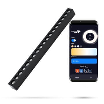 Linearni reflektor Tuya Grille 24W S24 Zigbee za SLIM TRACK in FiberFLEX tirnice 48VDC 3000-6000K, zatemnljiv