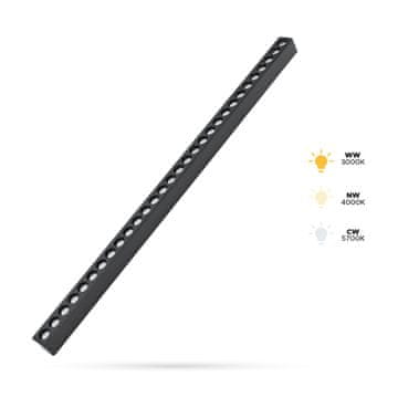 Linearni reflektor Grille 30W S30 za SLIM TRACK in FiberFLEX tirnice 48VDC 3CCT 3000K, 4000K, 5700K