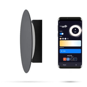 Okrogla svetilka Tuya 6W BD6 Zigbee za SLIM TRACK in FiberFLEX tirnice 48VDC 3000-6000K, zatemnljiva