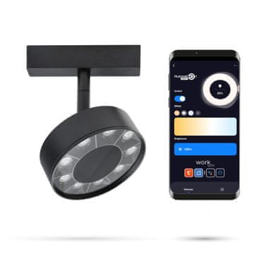 Tuya tirna rešetka 9W 9BS Zigbee reflektor za SLIM TRACK in FiberFLEX tirnice 48VDC 3000-6000K zatemnljiva