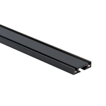 Nadometna magnetna tirnica 1m 48VDC črne barve SLIM TRACK tip A
