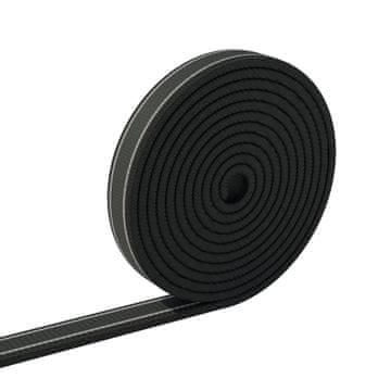 Fleksibilna električna zbiralka, 1 m, 24 VDC, 48 VDC, FiberFLEX, črna