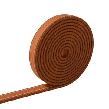 Fleksibilna električna zbiralka, 1 m, 24 VDC, 48 VDC, FiberFLEX, oranžna