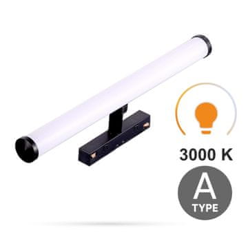 LED reflektor v obliki cevi 10W 3000K topla svetloba L10 tip A za magnetne tirnice SMART TRACK 48VDC