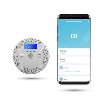 Tuya WiFi senzor ogljikovega monoksida z zvočnim alarmom