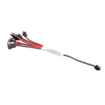 Razdelilnik 1 do 8 enobarvnih LED diod, 3-pinski DC 5-24V