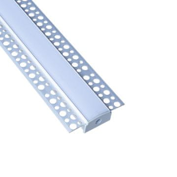 1m belega vgradnega aluminijastega profila za LED trakove 61x14mm