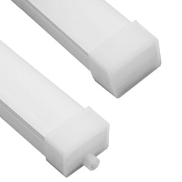 Bela končna kapica za fleksibilen silikonski LED profil bela 30x20mm komplet