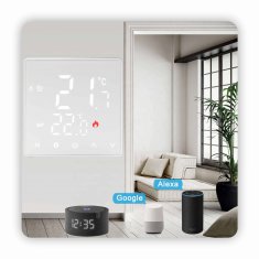 Tuya 16A STD WiFi sobni termostat bele barve