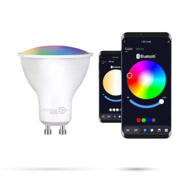 Tuya 5W Bluetooth GU10 RGBCCT žarnica topla, hladna, nevtralna, barvna RGB