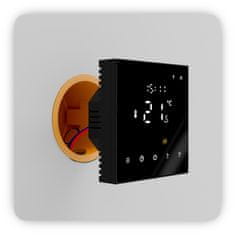 Zigbee Tuya PRO3 črni sobni termostat