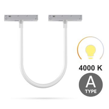 Cevni žaromet 1M 16W RG1 tip A za SMART TRACK tirnice 4000K bela