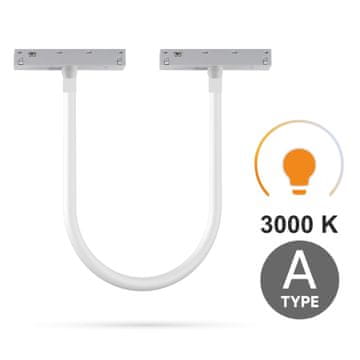 Cevni žaromet 1M 16W RG1 tip A za SMART TRACK tirnice 3000K bela