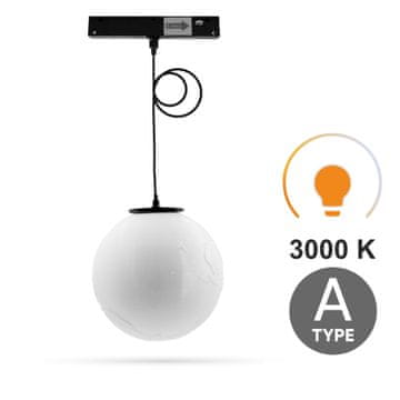 Zemeljska svetilka 3000K topla za magnetne tirnice SMART TRACK 48VDC