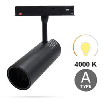 LED tirni reflektor 30W 3CCT tip A za magnetne tirnice SMART TRACK 48VDC