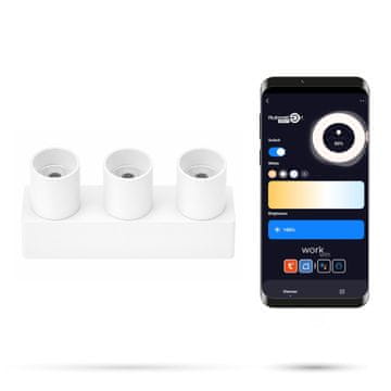 Tuya Spot Zigbee reflektor bela 6W 3XD6 za SLIM TRACK in FiberFLEX tirnice 48VDC 3000-6000K zatemnljiva