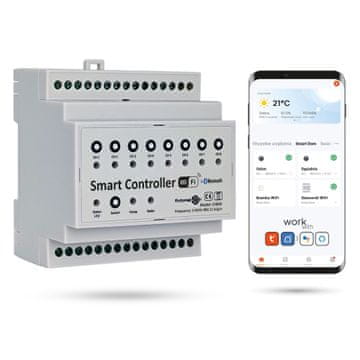 Tuya 8-kanalni CH8W Wi-Fi regulator talnega ogrevanja