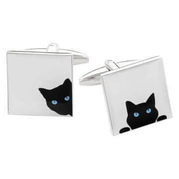 Manšetni gumbi Curious Cat x2 BOCS330
