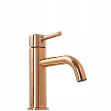 REA Umivalna pipa Lungo Low Copper s poliranim premazom