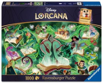 2D sestavljanka: Disney Lorcana - Smaragdna (1000 kosov) Ravensburger