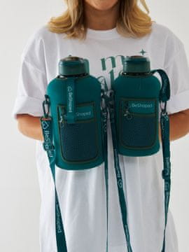 Steklenica za vodo z žepom Green 1,3 l