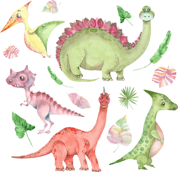 Komplet okrasnih nalepk za otroke - Dinozavri XL