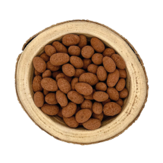 Mandlji v mlečni čokoladi 500 g + suhe brusnice v temni čokoladi 500 g