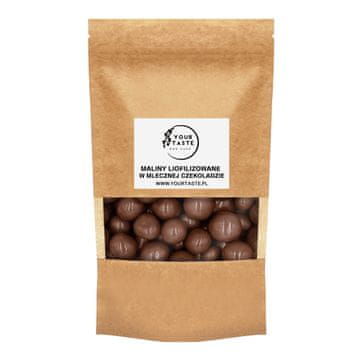 Liofilizirane maline v mlečni čokoladi 250 g
