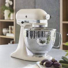 KitchenAid 4,8-litrska dekorativna posoda iz nerjavečega jekla Artisan s 5 posodami, barva: kladiva