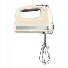 KitchenAid 5KHM9212 9-stopenjski ročni mešalnik Barva: kremni sijaj