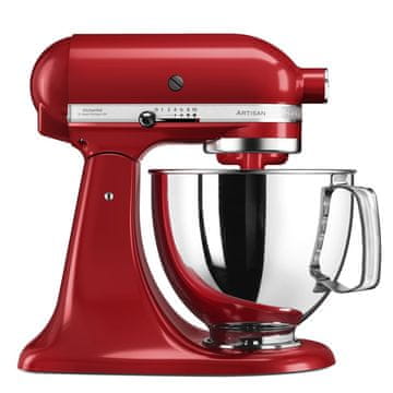 KitchenAid Artisan 5KSM125 4,8-litrski mešalnik Barva: sijajno rdeča