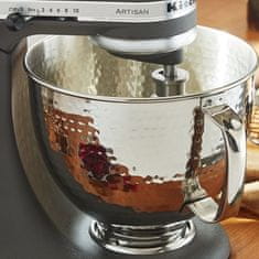 KitchenAid 4,8-litrska dekorativna posoda iz nerjavečega jekla Artisan s 5 posodami, barva: kladiva